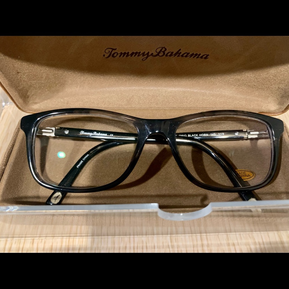 TOMMY BAHAMA EYEGLASSES TB4037 COLOR~BLACK HORN